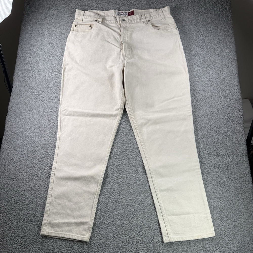 Levis 545 Jeans Mens 42x32 Beige Loose Fit Straight Leg Brown‎ Tab 90s USA VTG